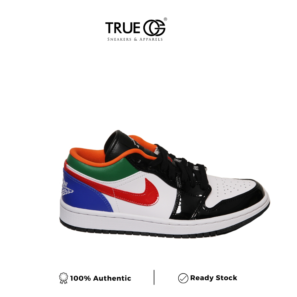 Air Jordan 1 Low Multicolor Black Toe (W) Authentic