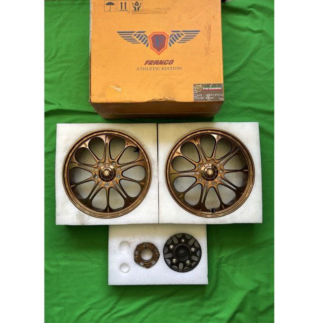 Velg franco w133 forged r12 vespa matic sprint/primavera