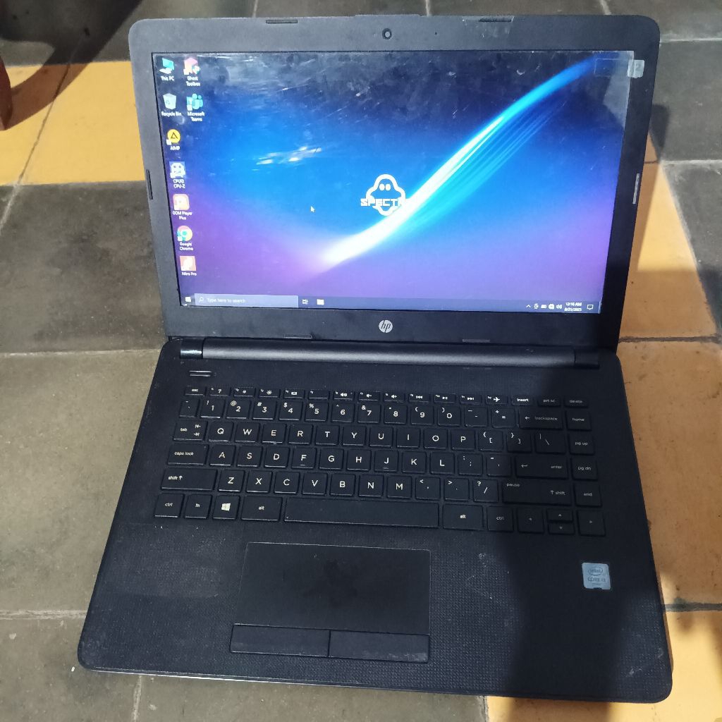 laptop hp 14s core i3 gen 6