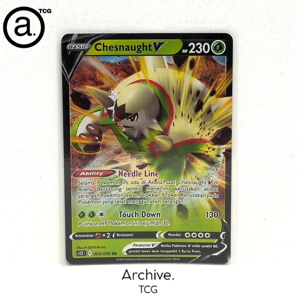 Chesnaught V (009/098) Pokemon Indonesia ~ Pemicu Paradigma S12