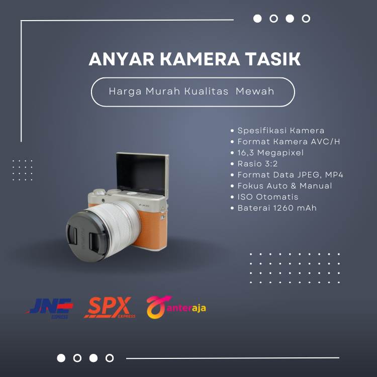 KAMERA FUJIFILM XA10 Kit Second Bekas Siap Pakai - Camera MIRRORLES COCOK UNTUK PEMULA-SUDAH WIFI