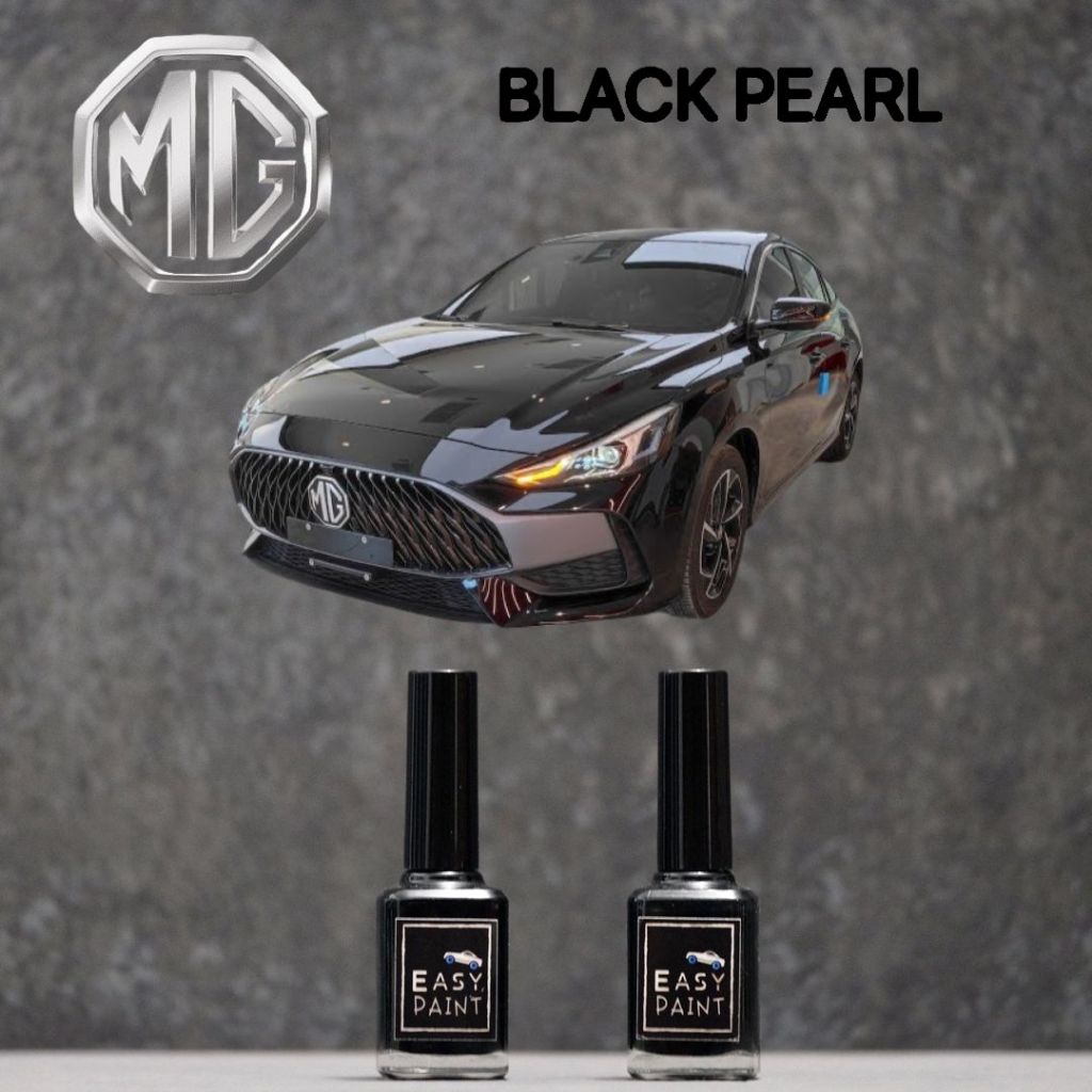 Cat Oles Mobil Black Pearl MG MG5 Hitam Mutiara Metalik Glitter Biru Metalic 15ml