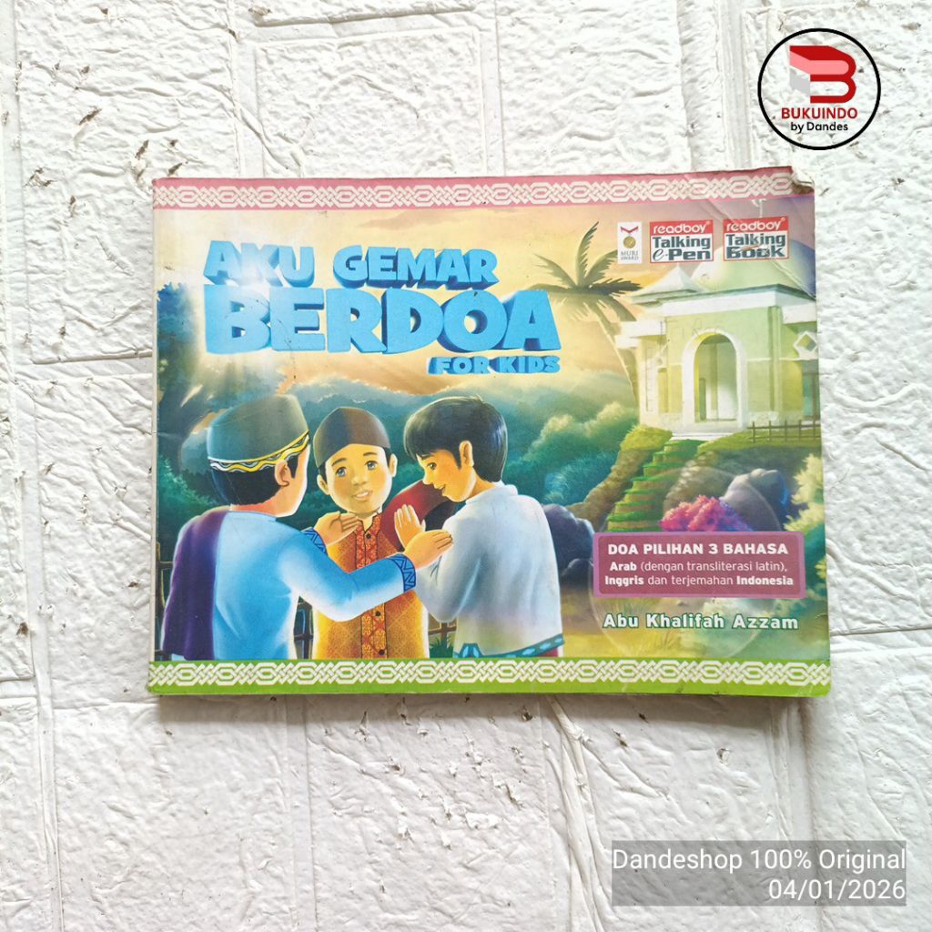 Aku Gemar Berdoa For Kids (Doa pilihan 3 bahasa Arab Inggris Indonesia) - Buku Anak Bekas Preloved