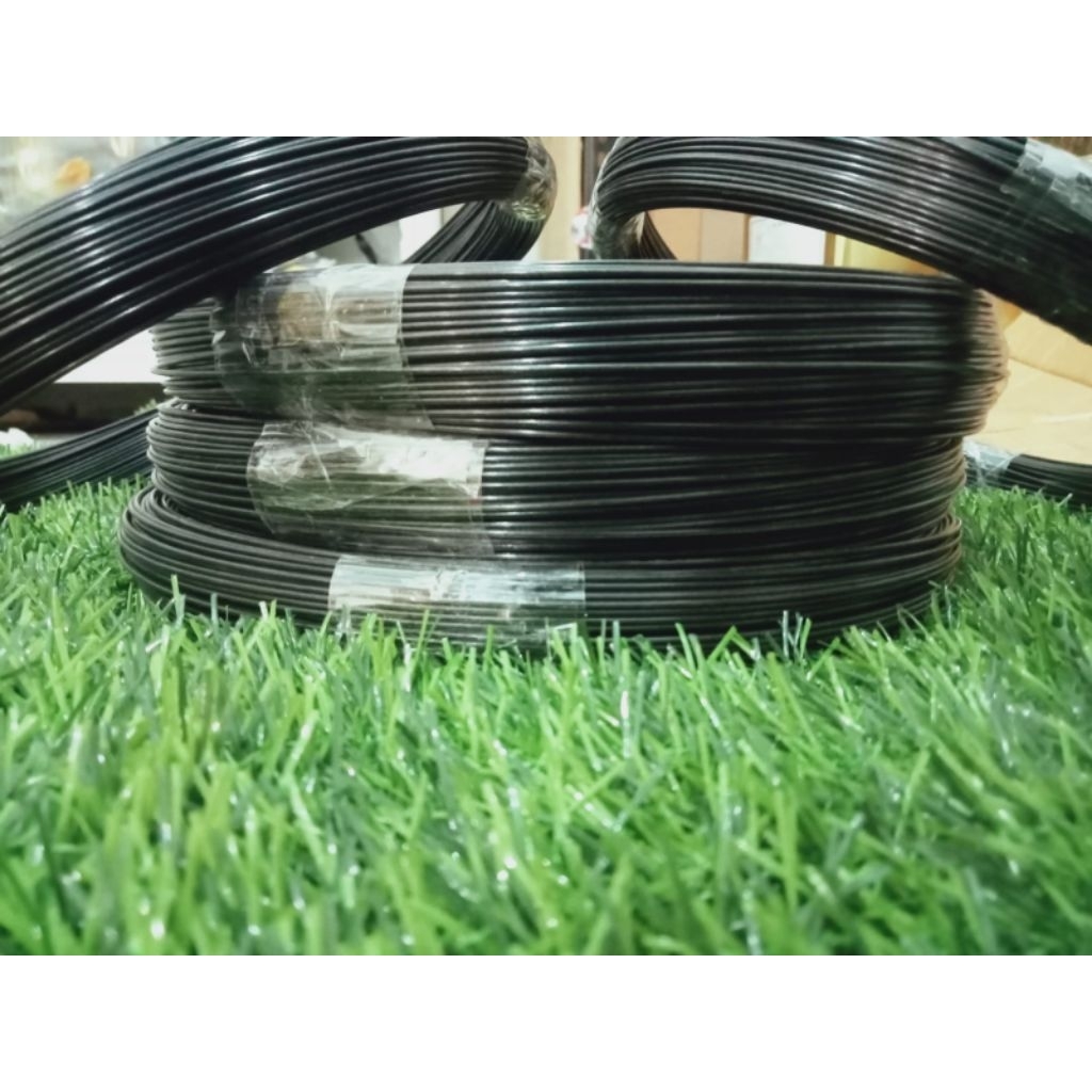 Jeruji fiber hitam import ukuran 2,2mm panjang 50 meter