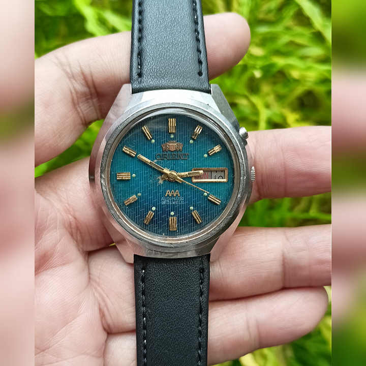 ORIENT 3 STARS 469460-7G Blue Dial Original Second | Jam Tangan Pria Klasik