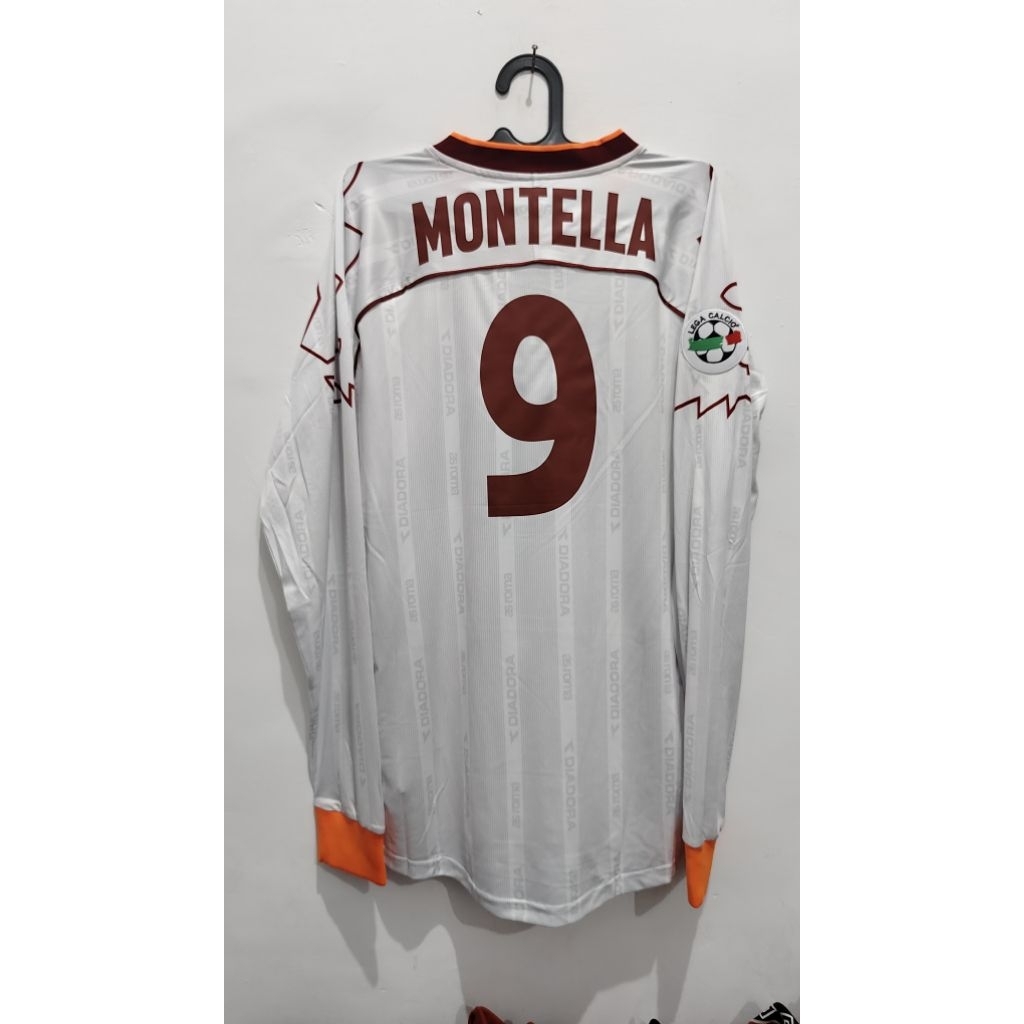 jersey retro Roma Montella size XL