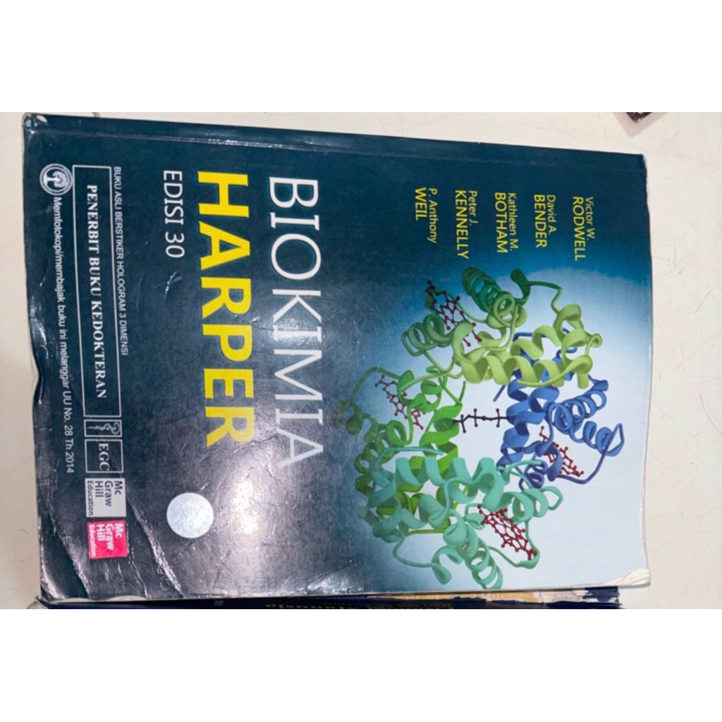 Buku Biokimia Harper bekas