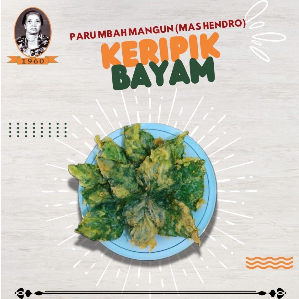 Mbah Mangun Keripik Bayam (250gr)