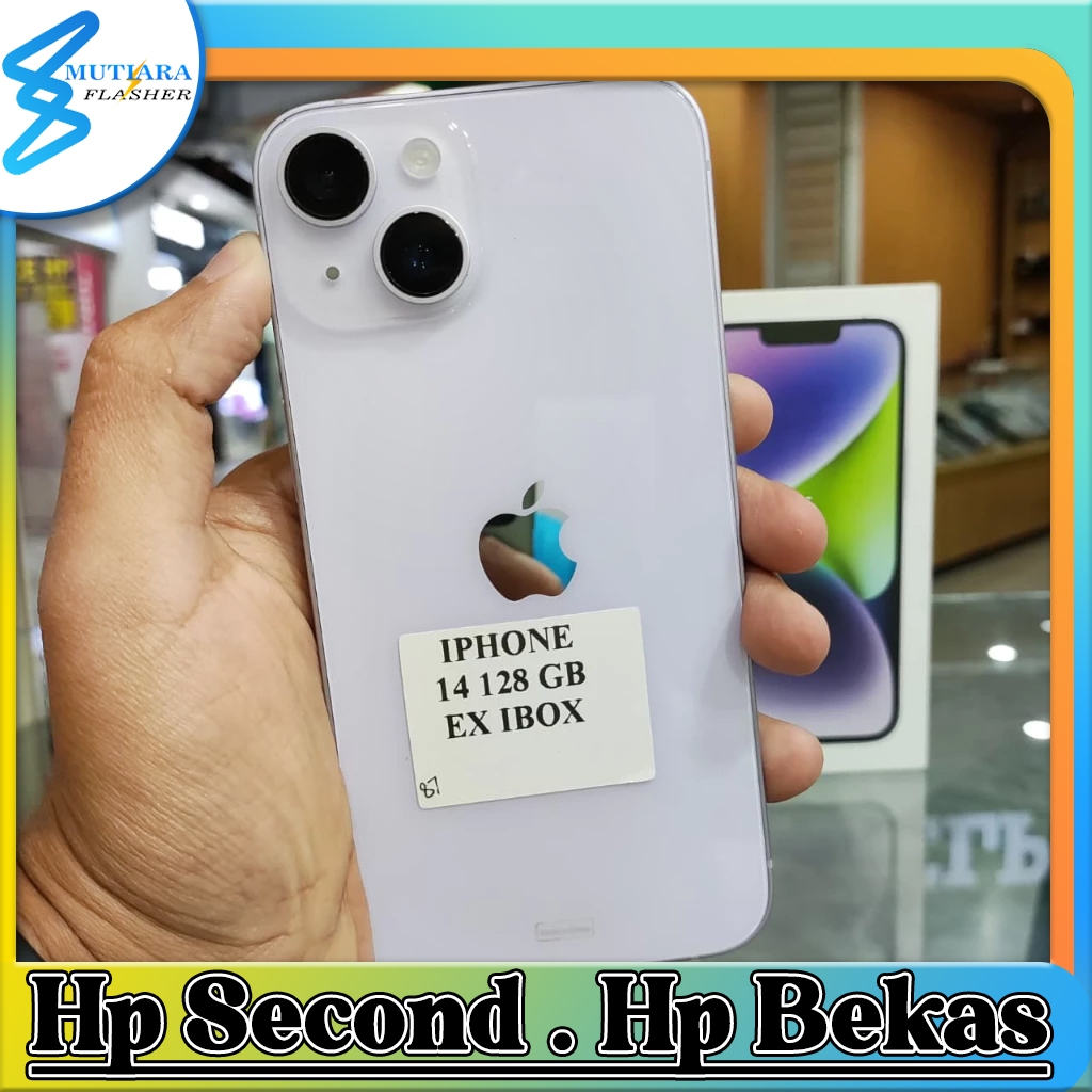 iPhone 14 128GB iBox Bekas Original Flasher Store