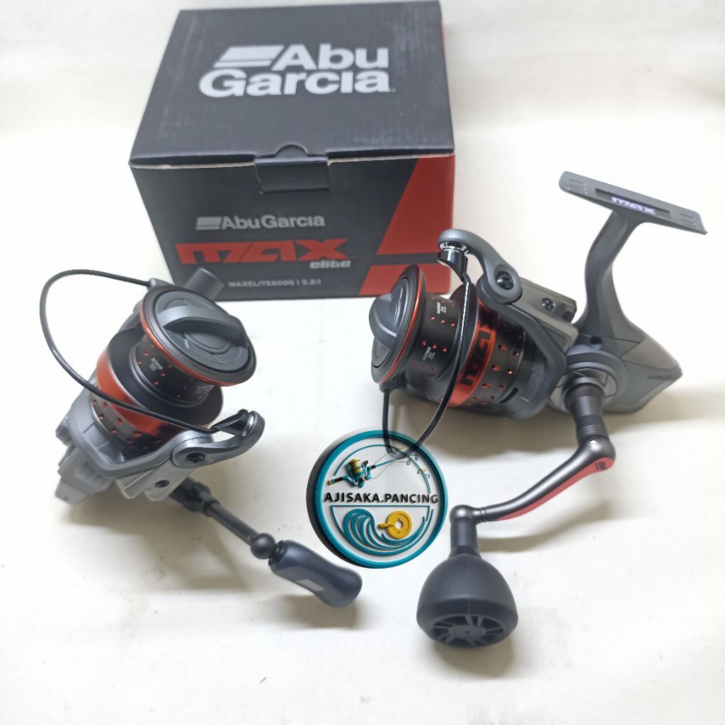 reel abu garcia max elite power hendel