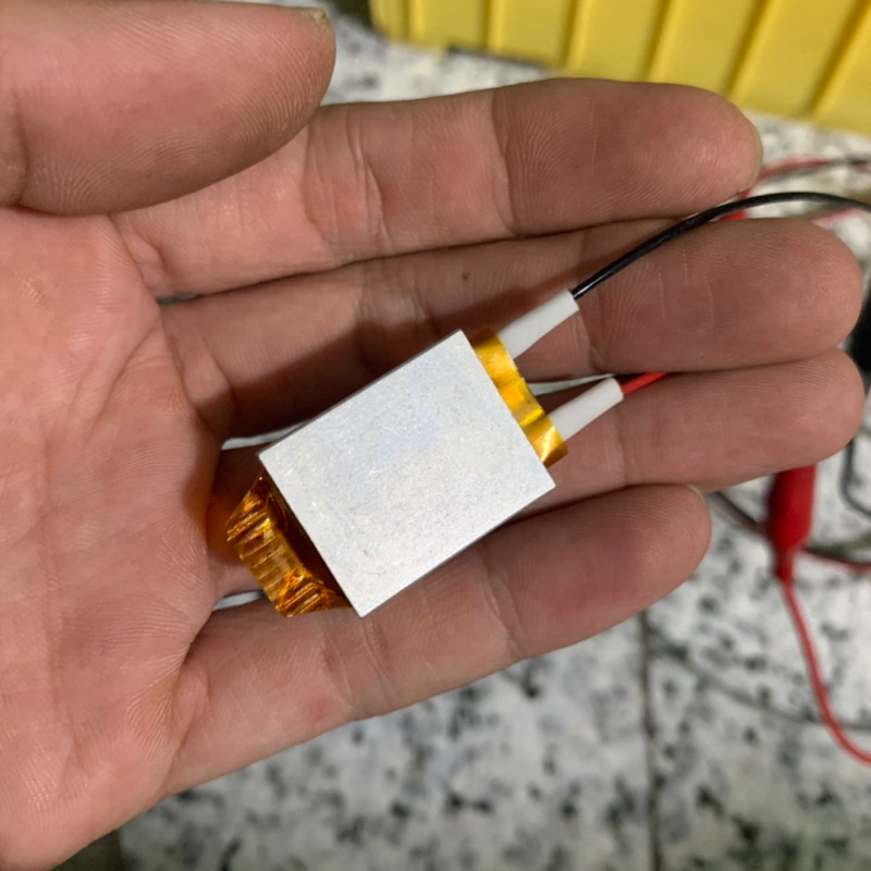 PTC 12V 3A 30W Thermostat Heating Plate 50C Plat pemanas