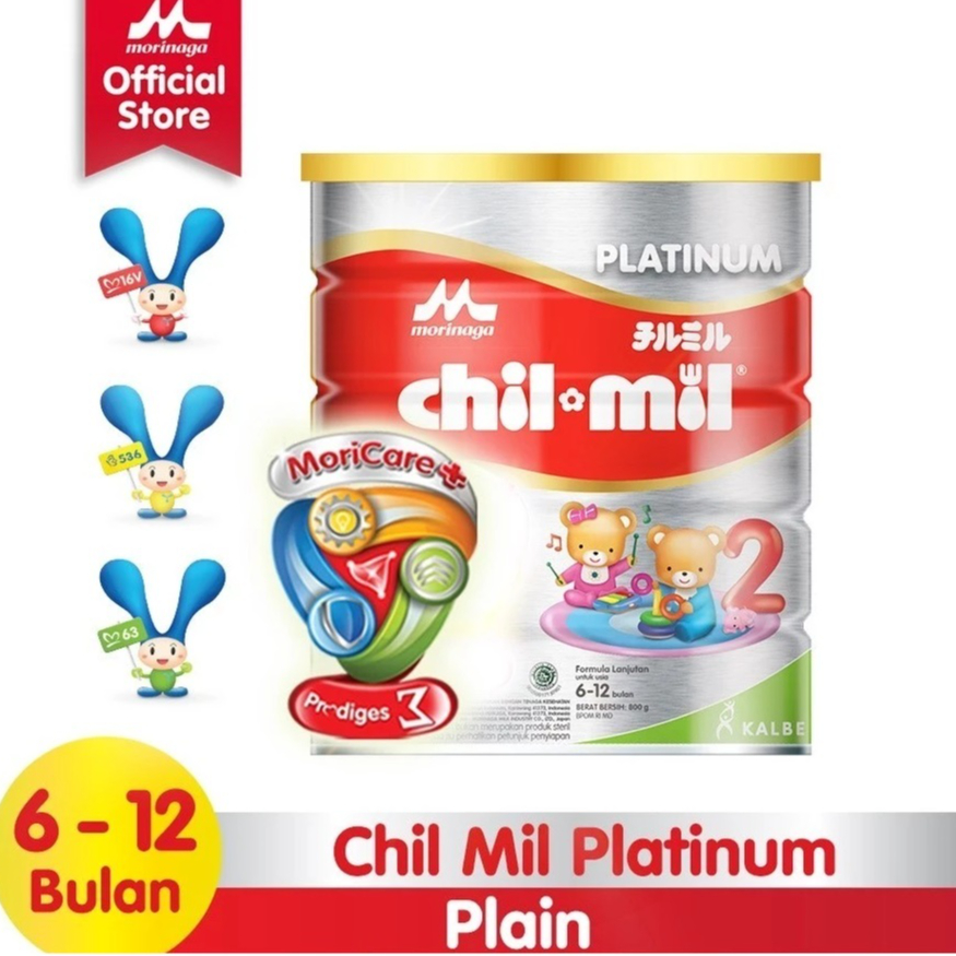 Morinaga Chil Mil Platinum Formula Bayi Usia 6-12 Bulan
