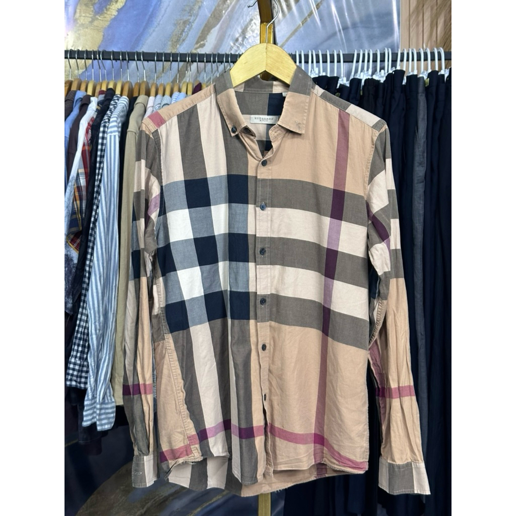 Burberry Ori Kemeja Pria size S-M