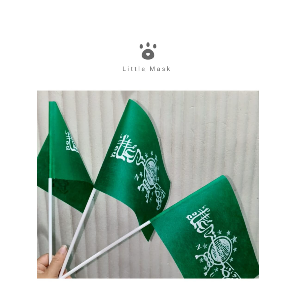 Bendera Tangan NU (Nahdlatul Ulama)/bendera NU kecil/ bendera tangan islam/bendera tangan NU/ bender