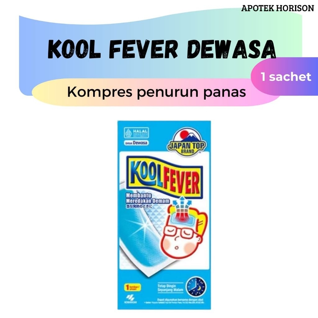 Kool Fever Dewasa (1 sachet) - Kompres penurun panas dewasa