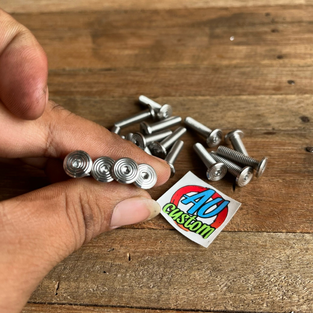 Baut 8 slim stainless M5/baut 8 handmade