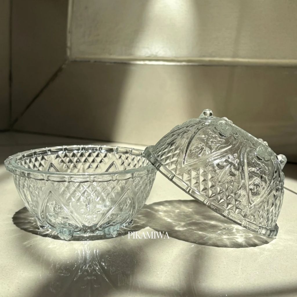 6 PCS KOBOKAN MINI RB125 mangkok mini kaca mangkok sambal mangkok kaos mangkok kecil kaca murah