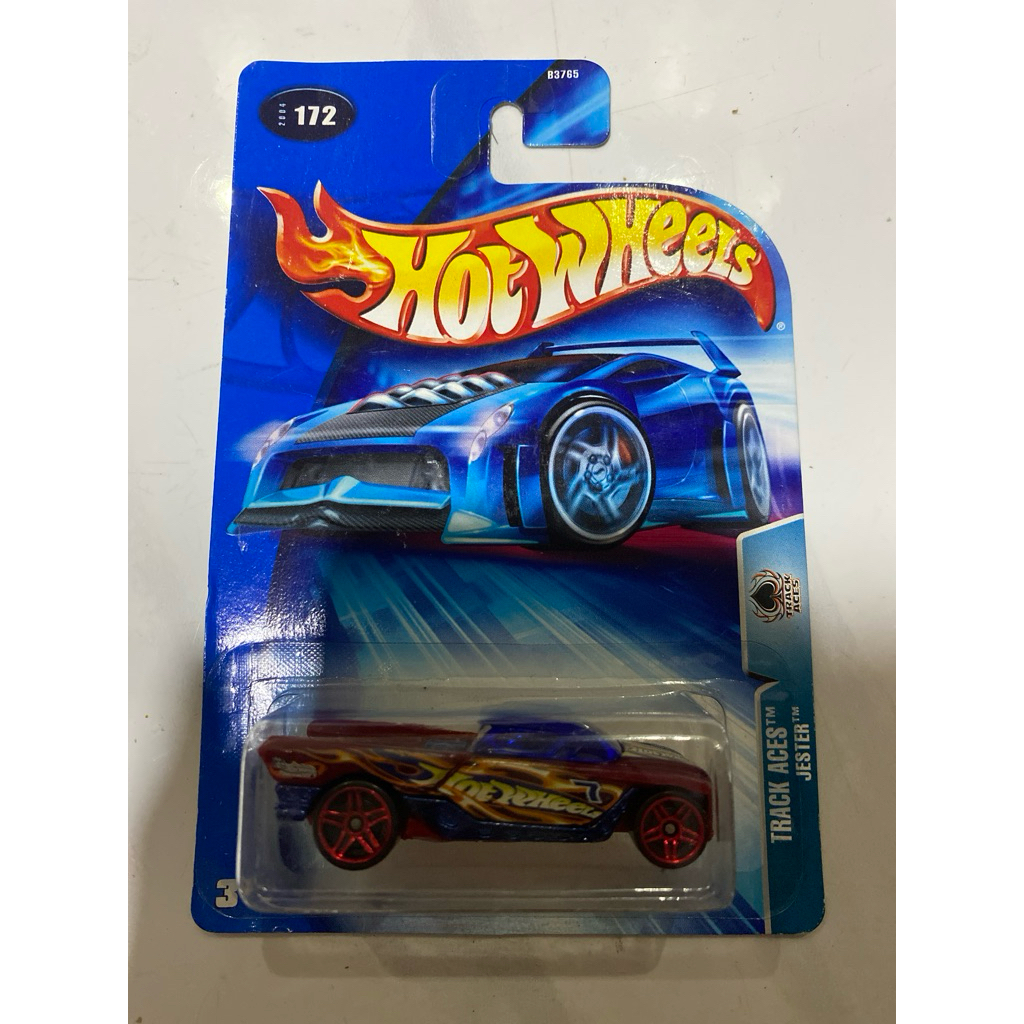 hot wheels jester blue card