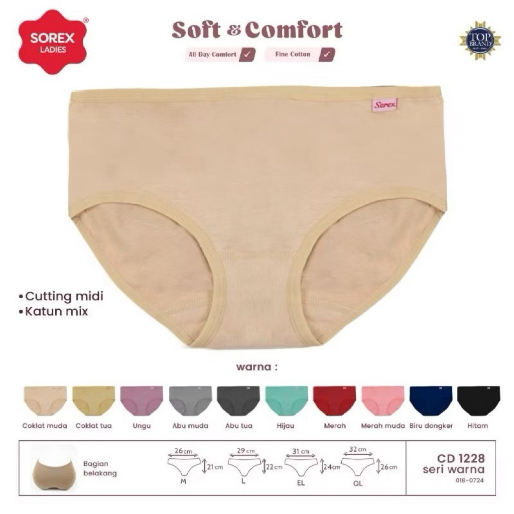 sorex 1228 celana dalam wanita sorex 1228