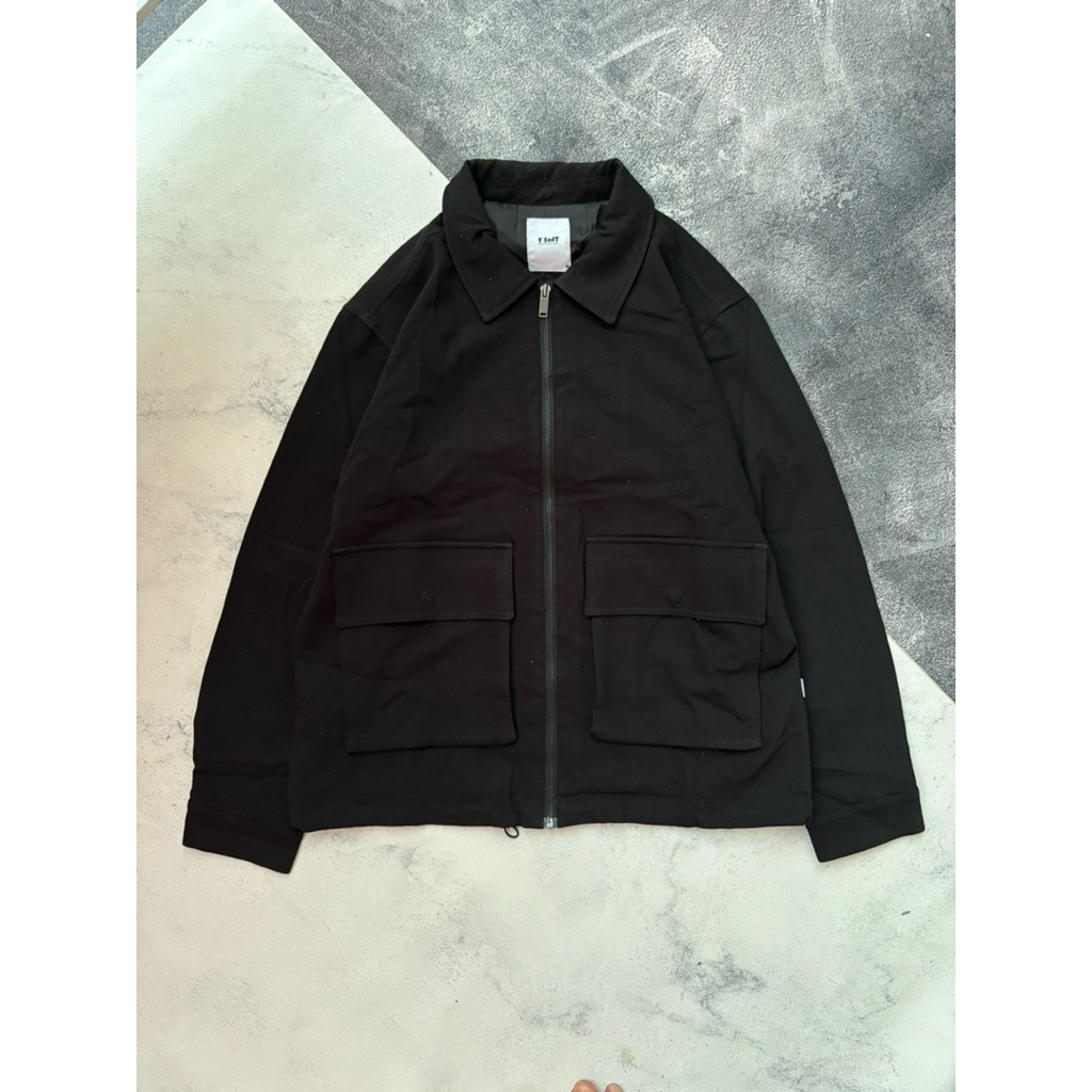 1’Soft Big Pocket Blouson Jacket Black
