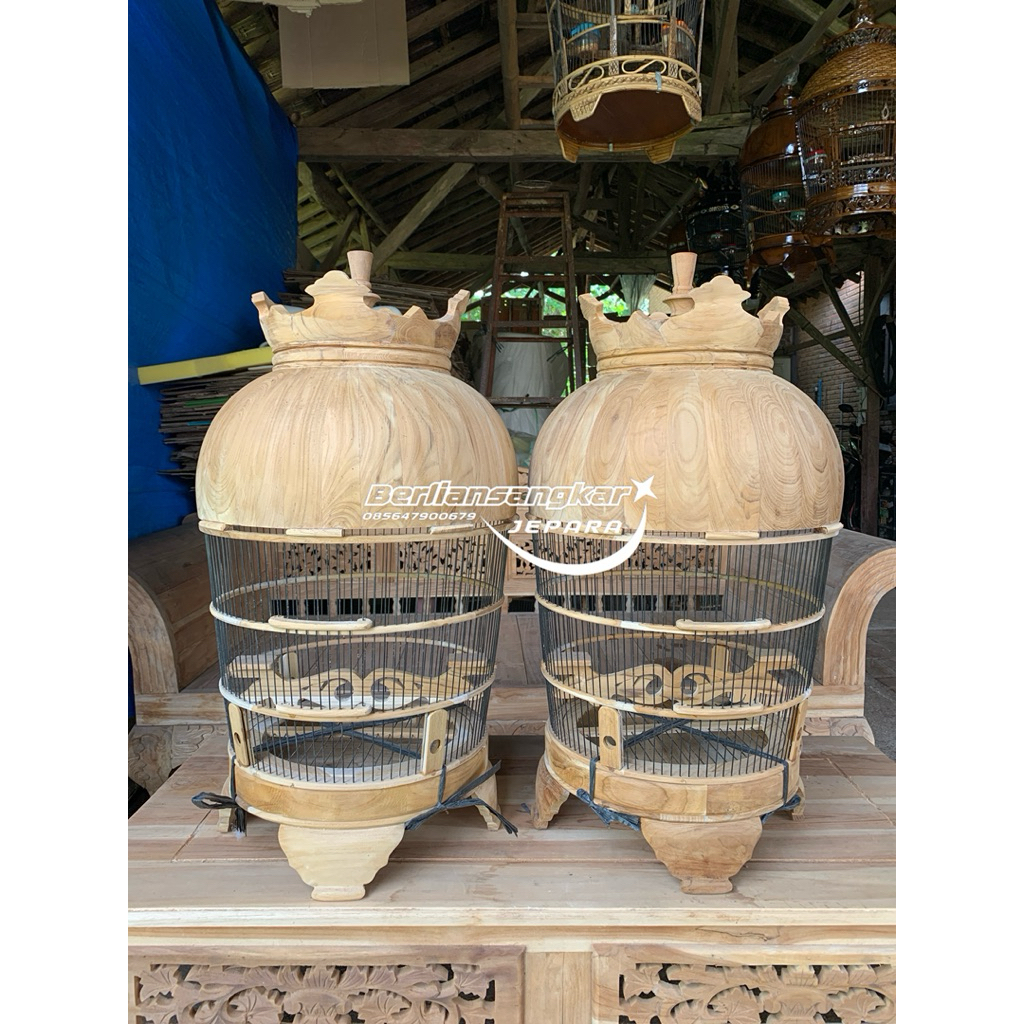SANGKAR PERKUTUT KUBAH MAHKOTA CLASSIC