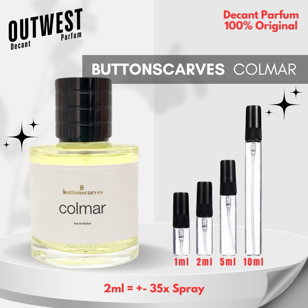 Decant Parfum Buttonscarves Colmar EDP for Unisex