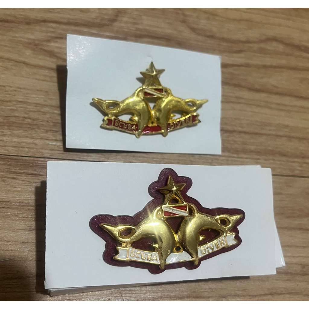 WING SCUBA BRIVET SCUBA DIVER BREVET  ATRIBUT TARUNA PELAYARAN ATRIBUT PELAUT PERWIRA PELAYARAN WING