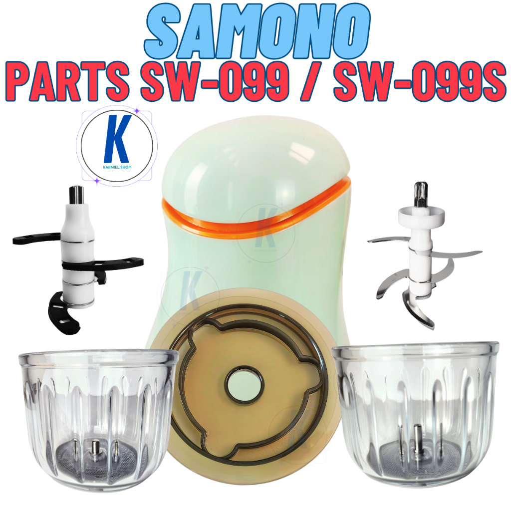 SAMONO SW-099 Sparepart Mini Chopper Mesin Pisau Cup Tutup