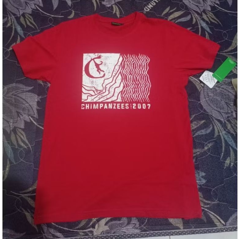 t-shirt kaos baju planet surf chimpanzess pria terbaru