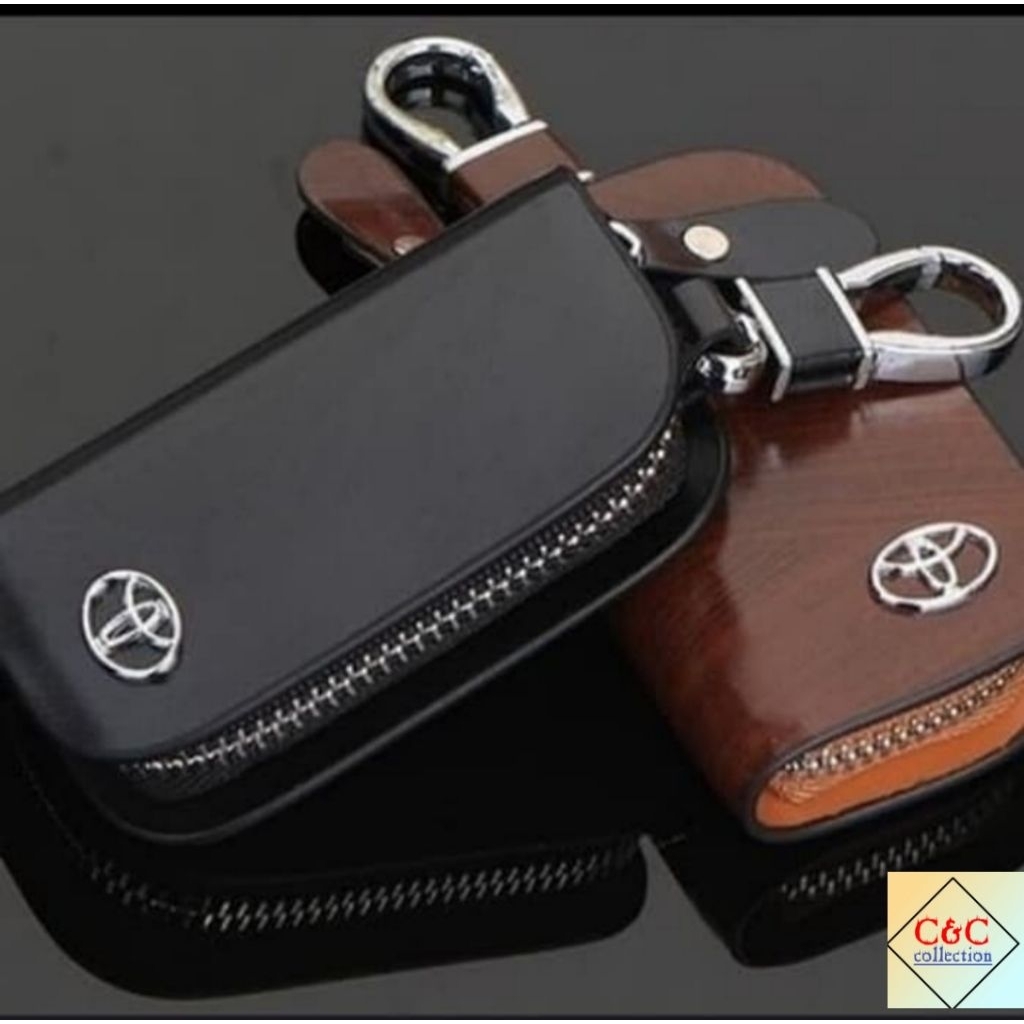 GANTUNGAN KUNCI MOBIL TOYOTA DOMPET STNK KEYLESS