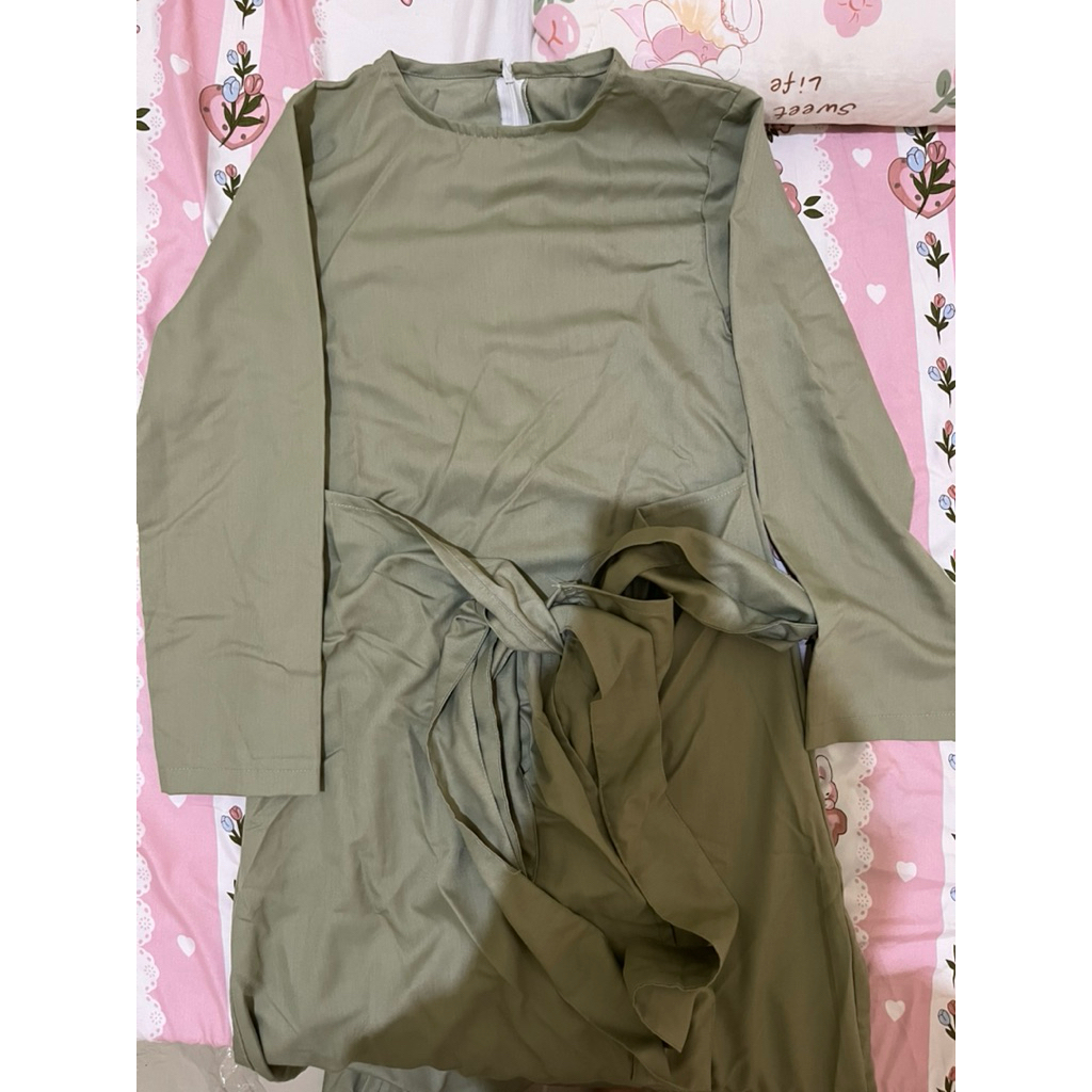 preloved dress sage zisallection