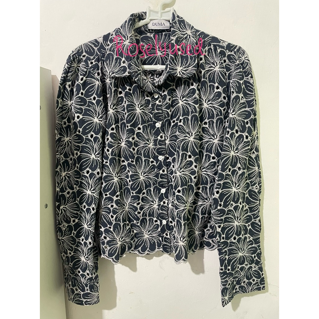 Preloved duma khaye shirt navy