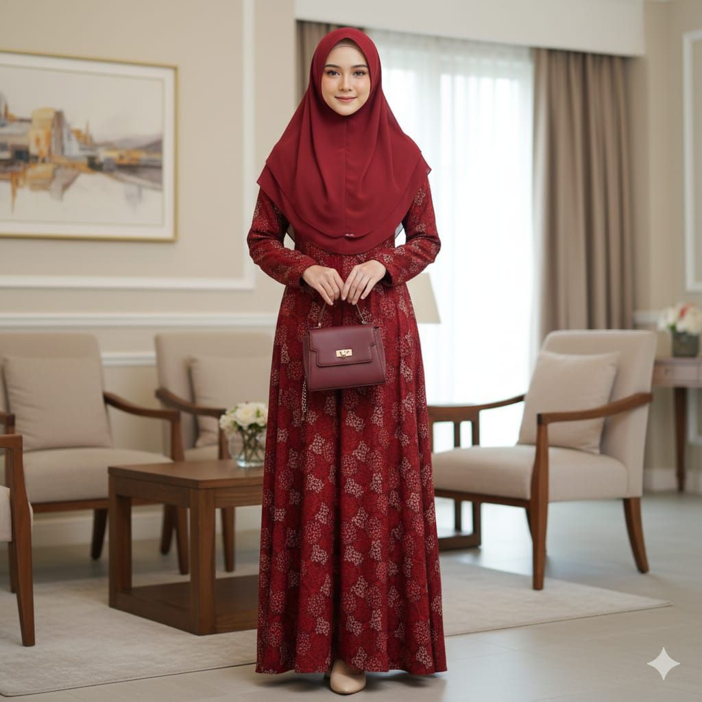 Gamis Wanita Calvin Jeans Maxy by Nadya fashion