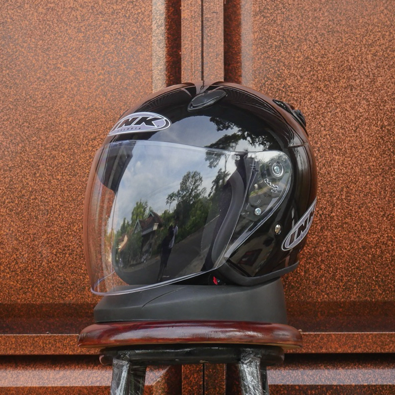HELM INK CENTRO | HELM HALFFACE DEWASA FREE STICKER INK DOT COD SNI