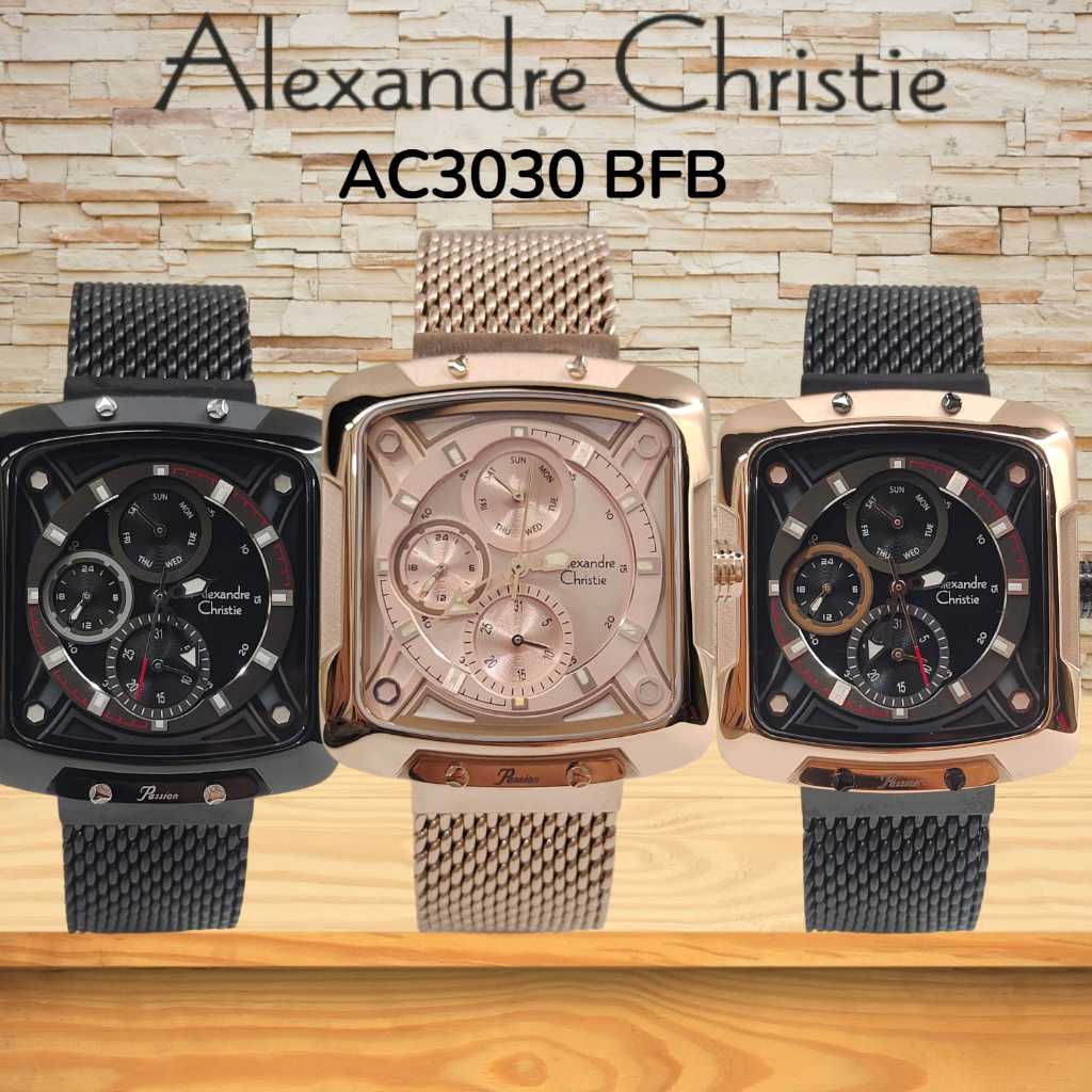 Jam Wanita Alexandre Christie AC3030 AC 3030 Original Garansi Resmi Alexander Christie
