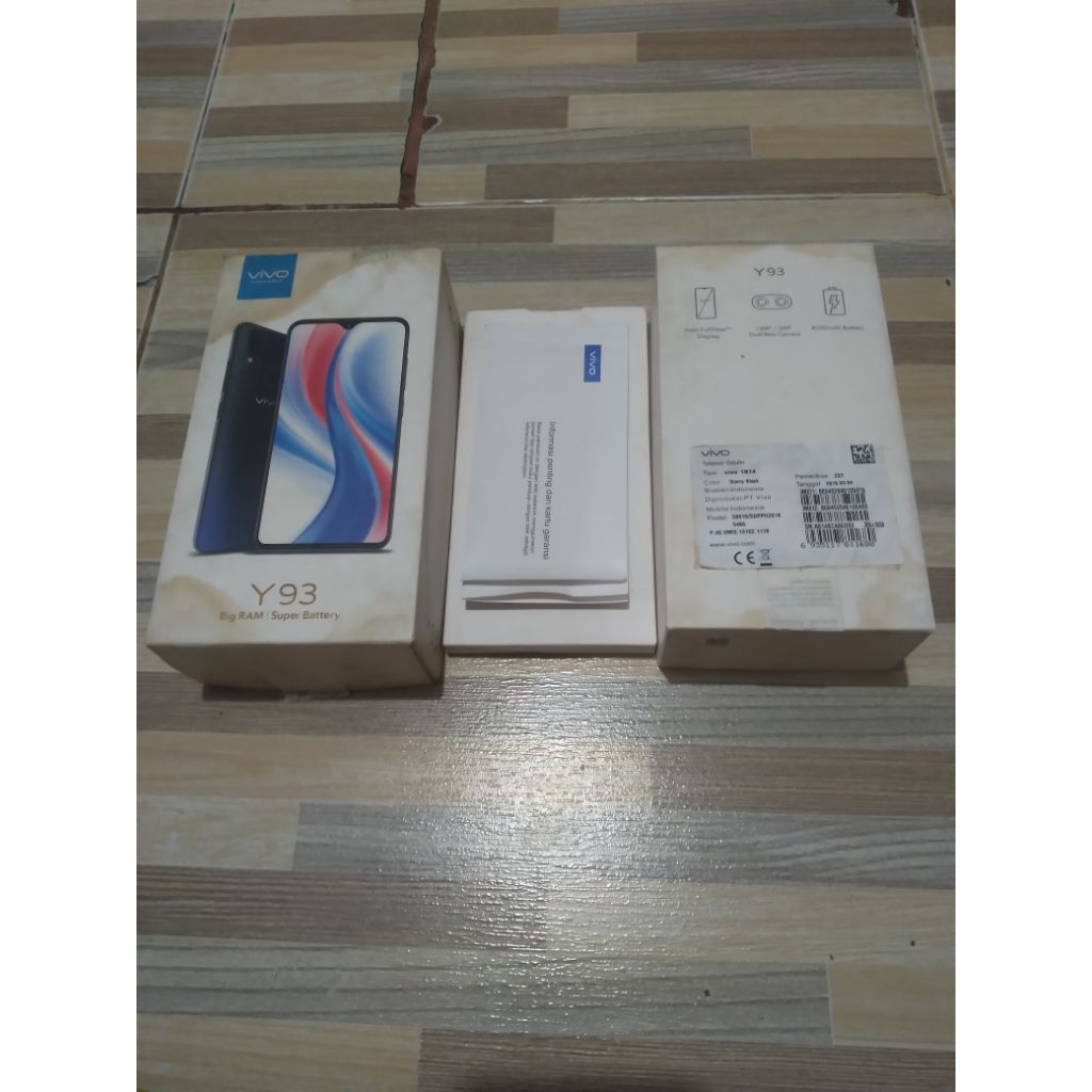DUS BOX HP VIVO Y93 BEKAS ORIGINAL