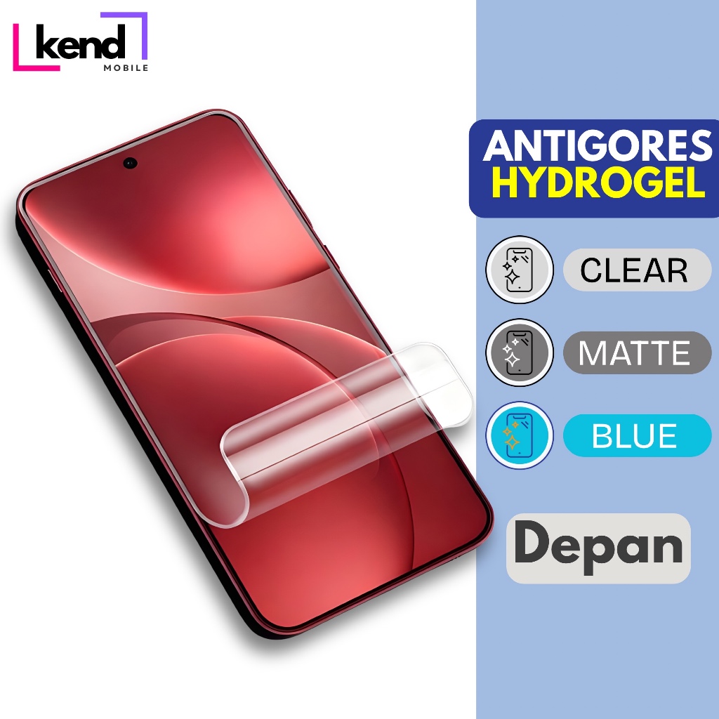 Ken Antigores Hydrogel Samsung A22 A32 4G 5G A52 A52s A72 Full Cover Hybrid Pro Glass Screen Protect