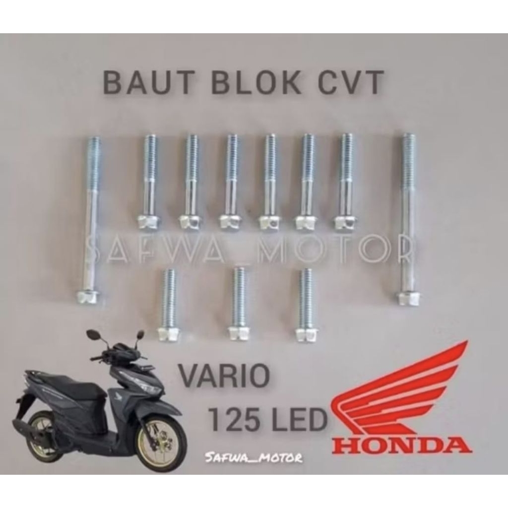 Baut Blok CVT Honda Vario 125 Led Old / Vario KZR