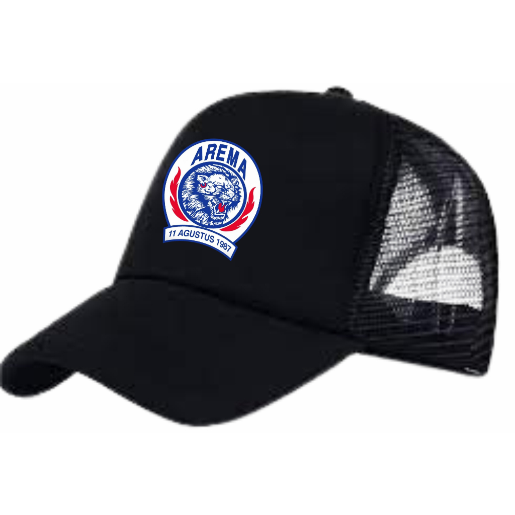 Topi Arema FC Snapback Unisex Nyaman / Topi Trucker Arema / Topi Jaring Arema Topi Fashion Outdoor P