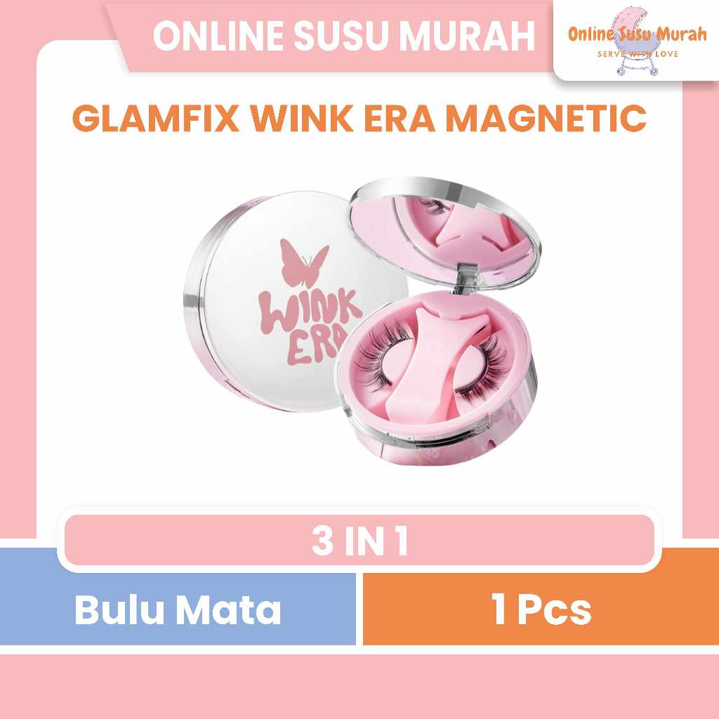 GLAMFIX WINK ERA ALLURING BRINK MAGNETIC 3 IN 1 - BUKU MATA MAGNET PALSU PRLA