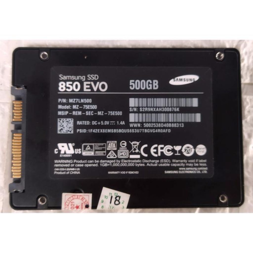 JUAL SSD LAPTOP 64GB/128GB/256GB BEKAS RANDOM