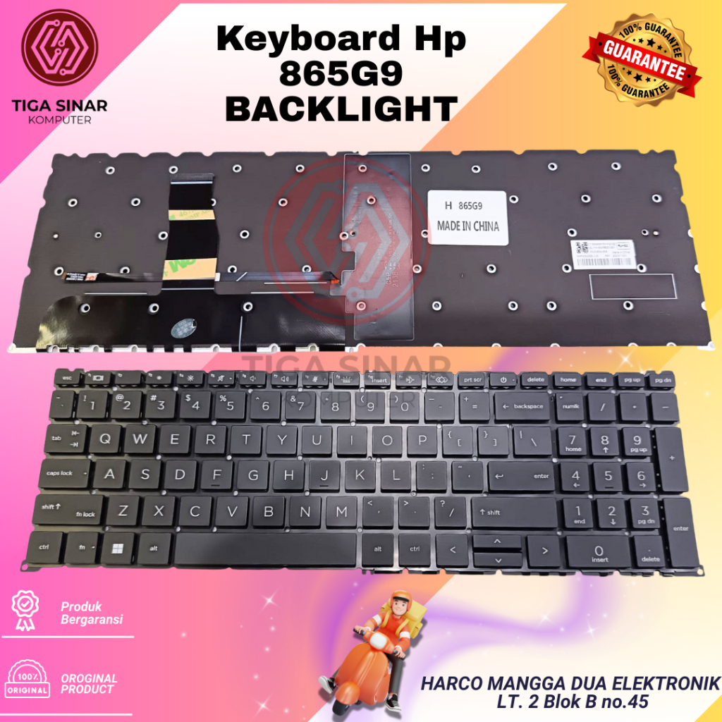 KEYBOARD HP ZBOOK 865G9 865G10 Zbook fury 16 g10 BACKLIGHT