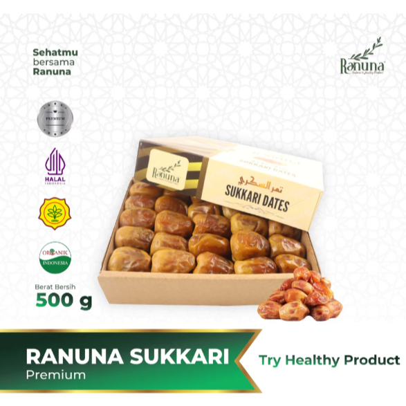 [COD] KURMA SUKARI PREMIUM - SUKARI Al Qossim 500 gr - KURMA SUKARI PEKANBARU