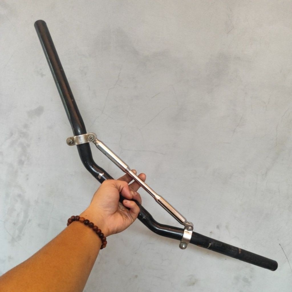 STANG DAY TYPE LOW STANG STIR BAHAN TEBAL UNIVERSAL - Hitam
