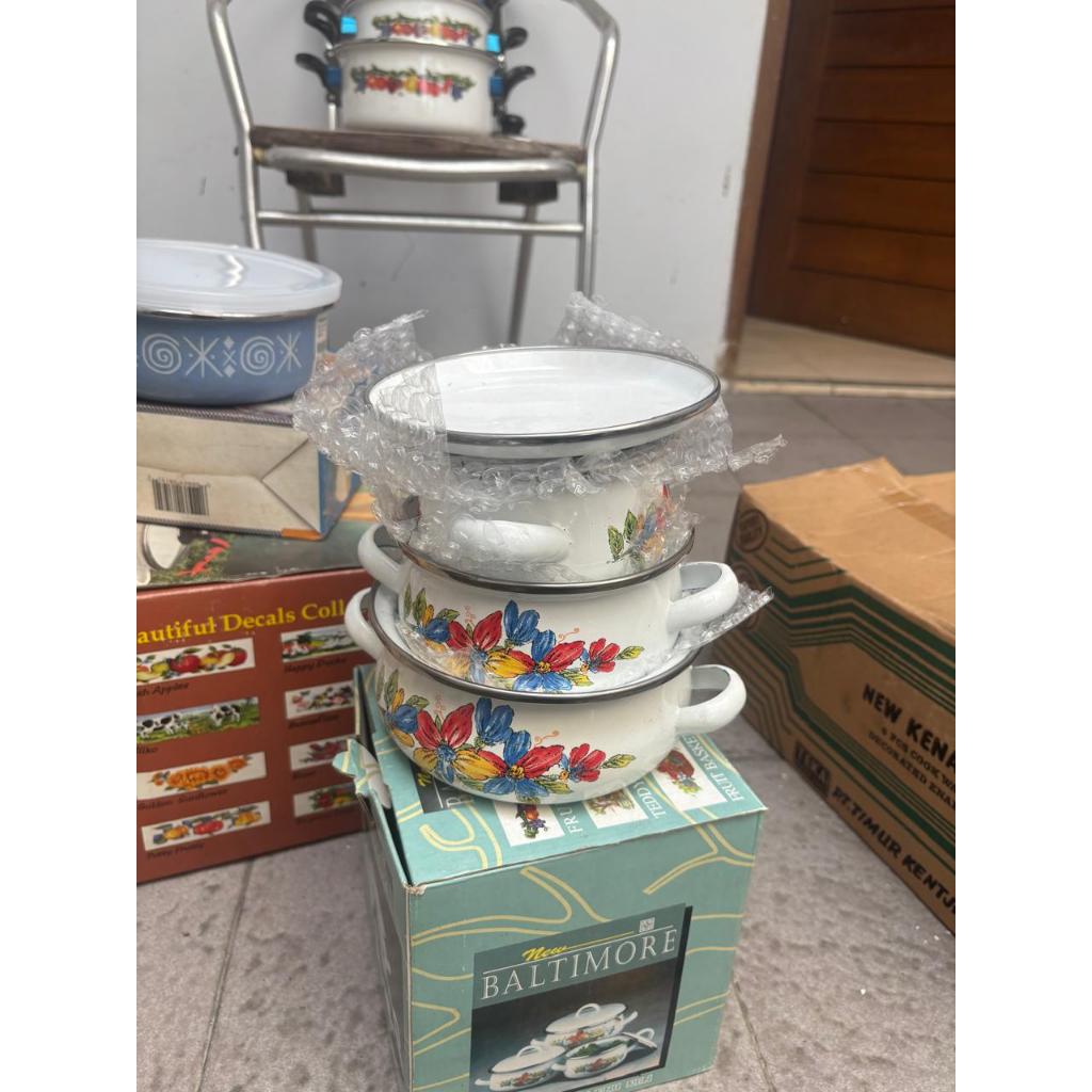 Panci bunga 3susun / panci bunga 3set