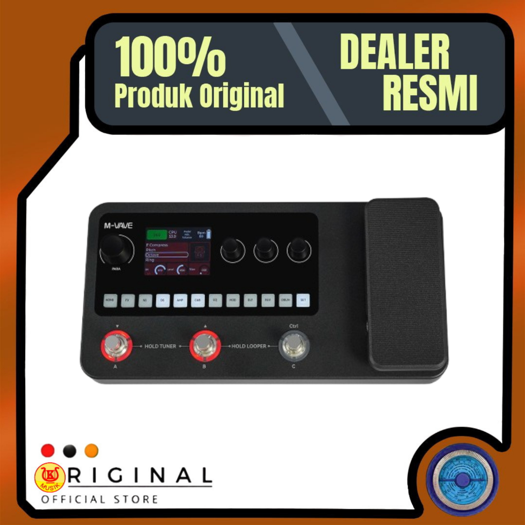 M-Vave MK20 / Multi Effect Processor / Efek Digital Guitar&Bass Elektrik