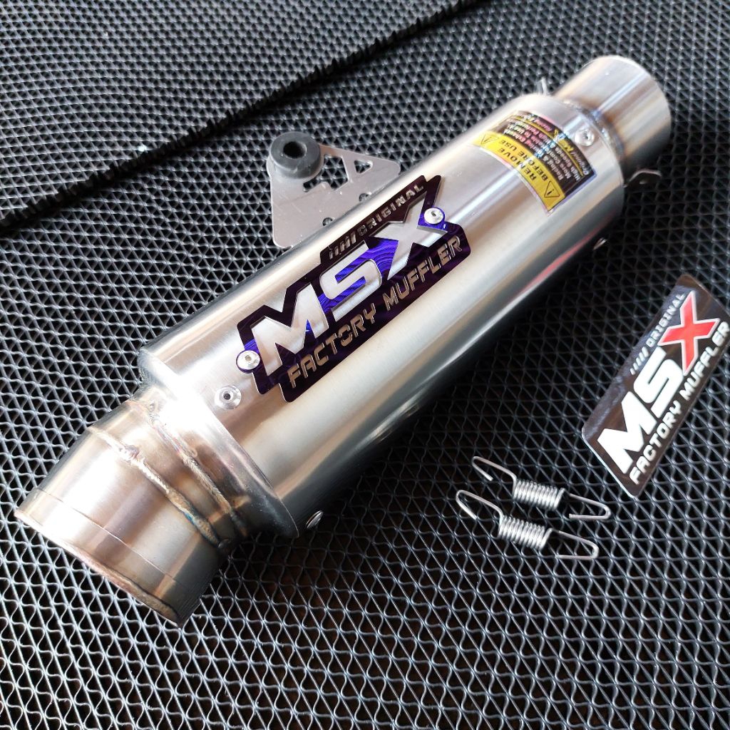 slincer knalpot original msx inlet 50 jrm panjang 19cm dos