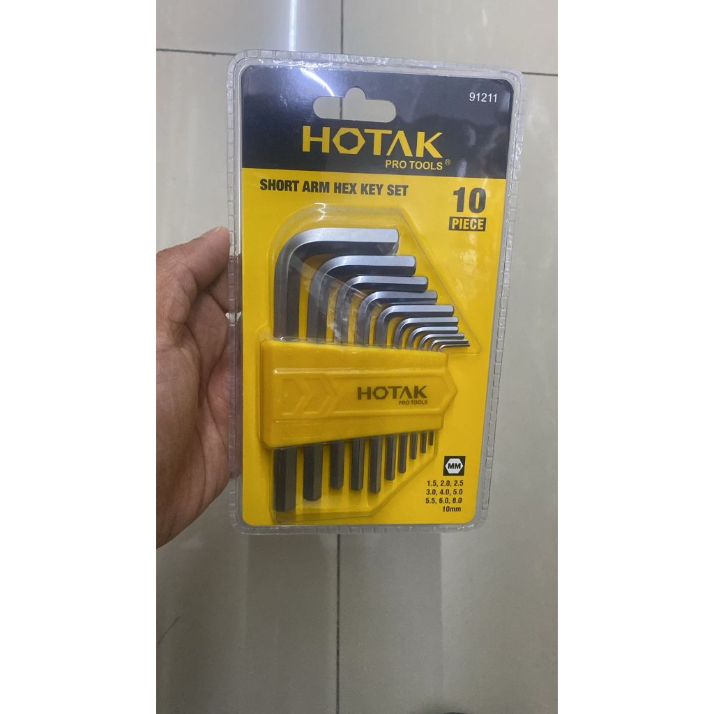 Kunci L Hotak Short Arm  Hex Key Set