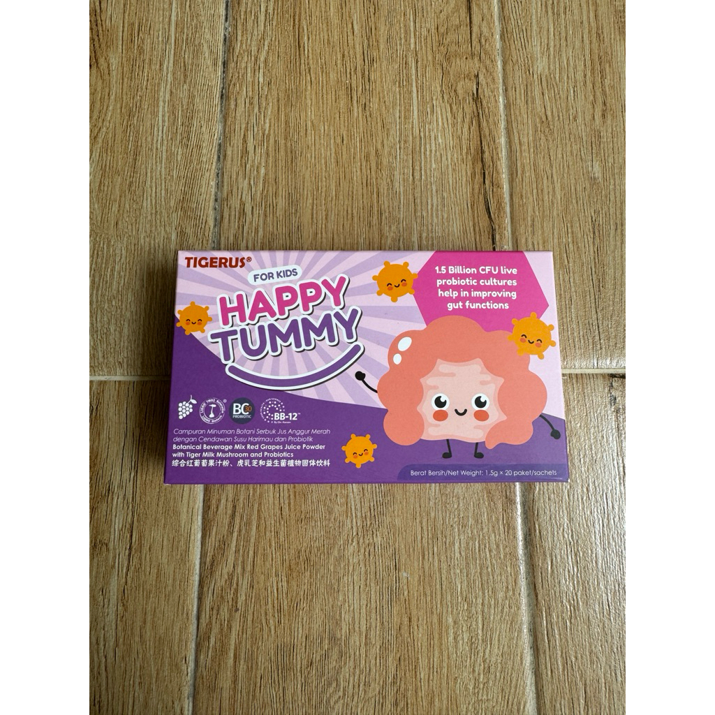 Tigerus Happy Tummy For Kids isi 20s