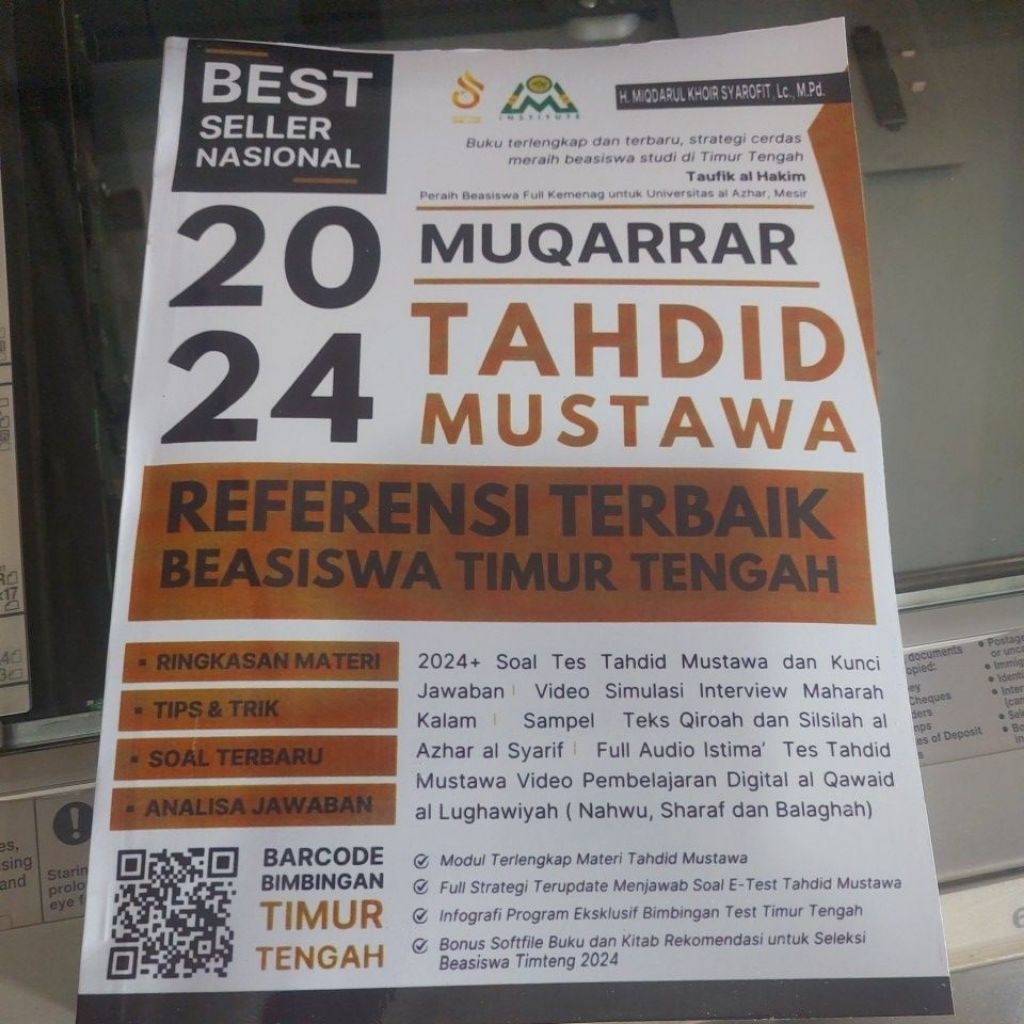 MUQARRAR TAHDID MUSTAWA. BEASISWA TIMUR TENGAH